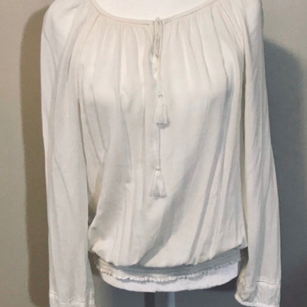 🌻 Lucky Brand Boho Peasant Top
